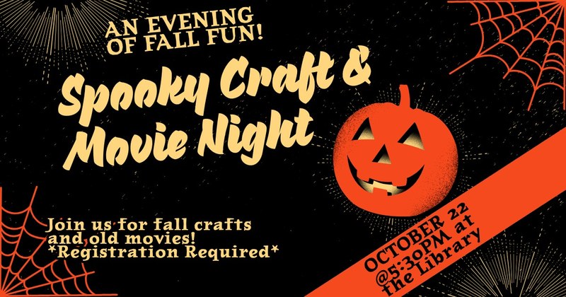 Adult Event: Spooky Craft and Movie