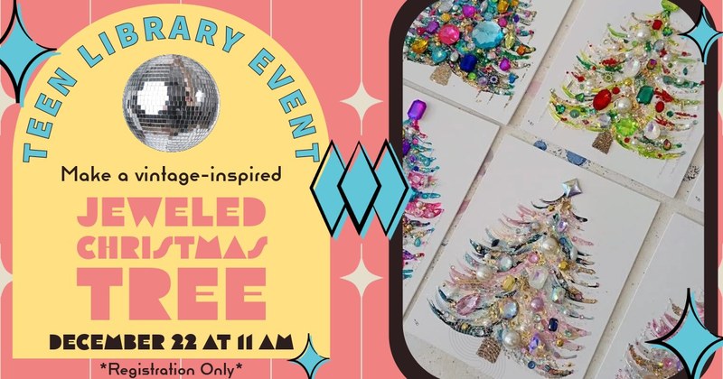 Adult Event: Vintage Jeweled Christmas Tree Craft