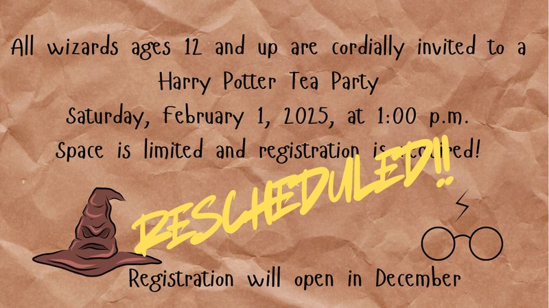 Harry Potter Tea Party