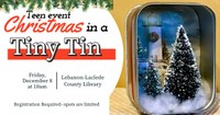 Teen Event: Christmas in a Tiny Tin