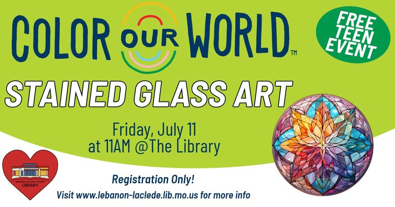 Teen Event: Stained Glass Art Teen Event: Stained Glass Art