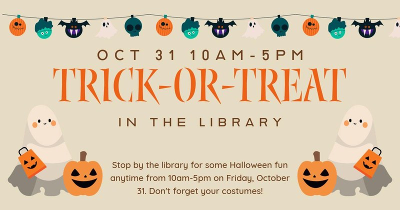 Trick or Treat in the Library
