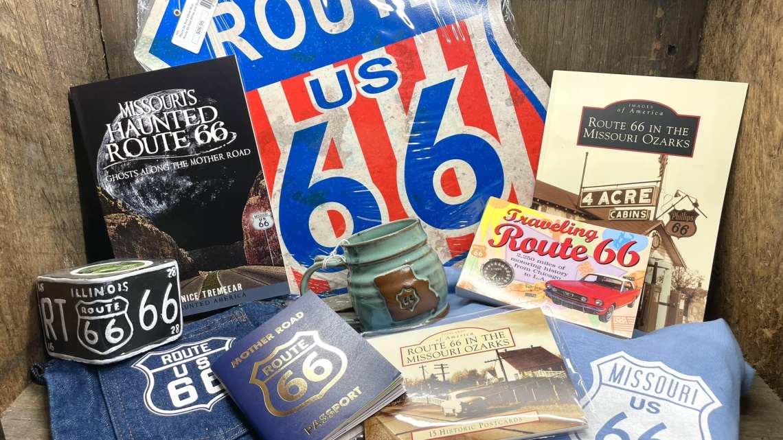 Route 66 memorabilia